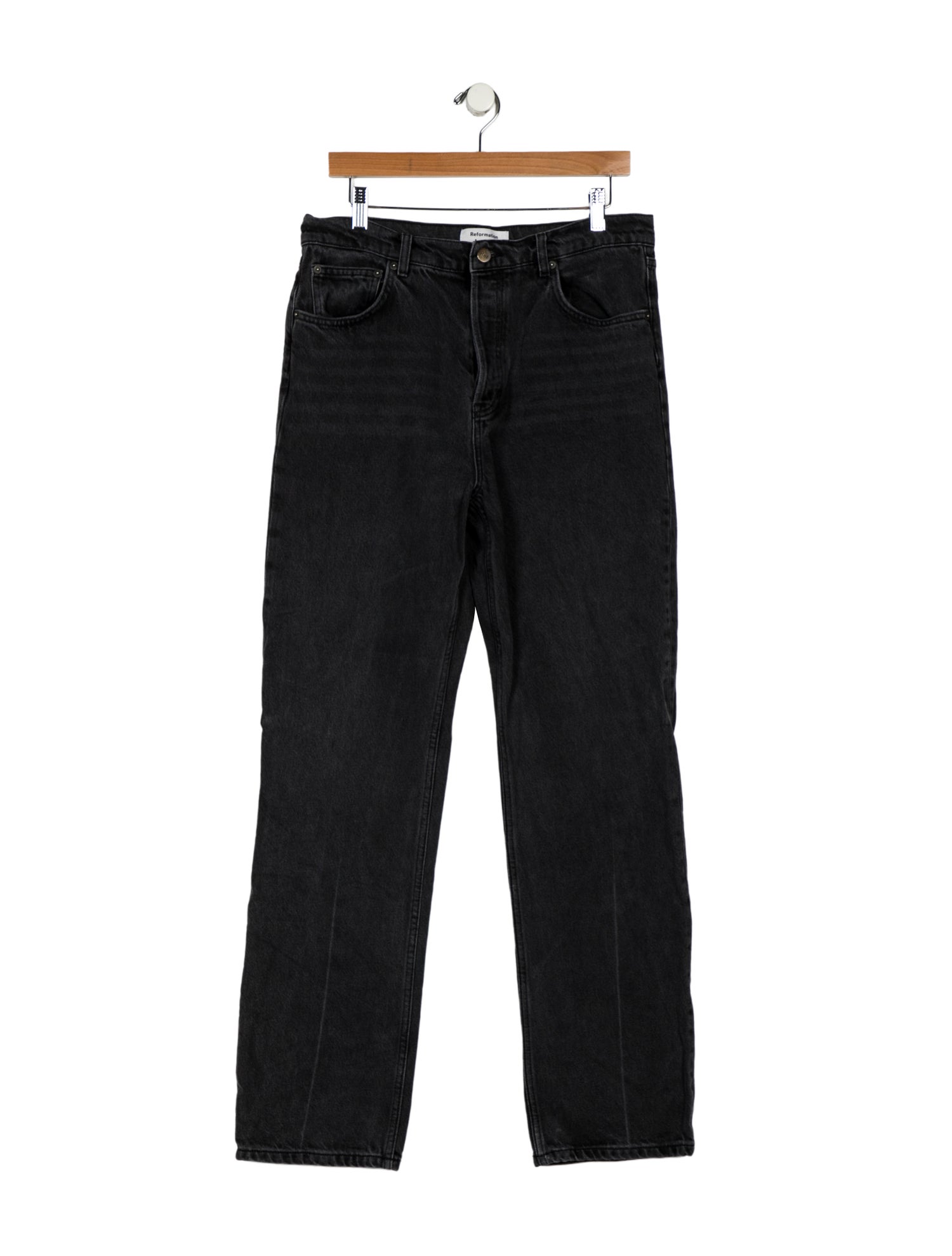 Reformation High-Rise Straight Leg Jeans
